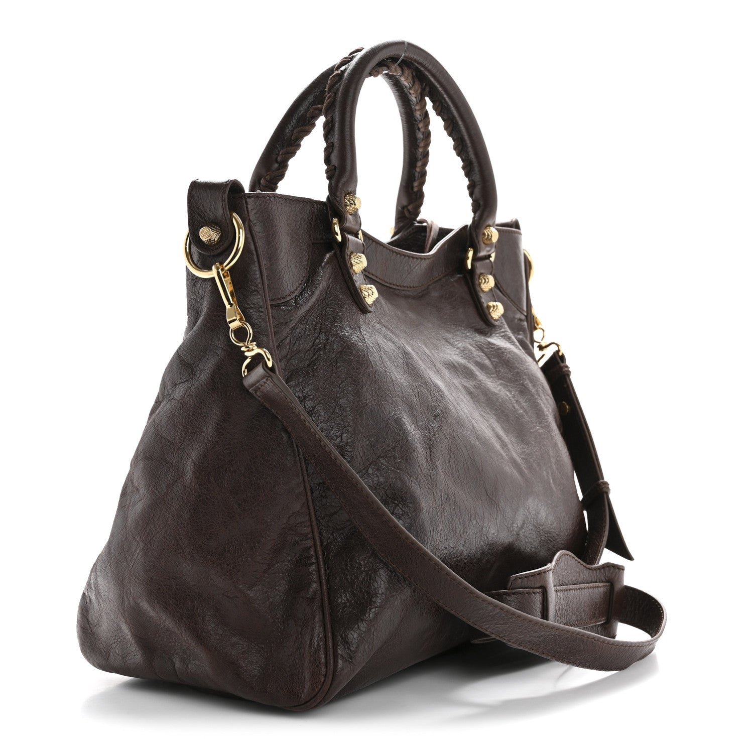 Balenciaga Agneau Giant 12 Gold Hardware Velo Cigare Fonce 4 of 14