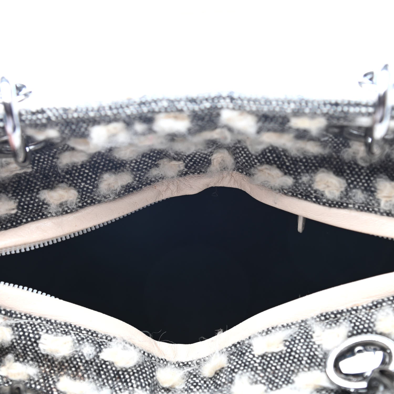 Christian Dior Wool Medium Lady Dior Grey 4 of 4