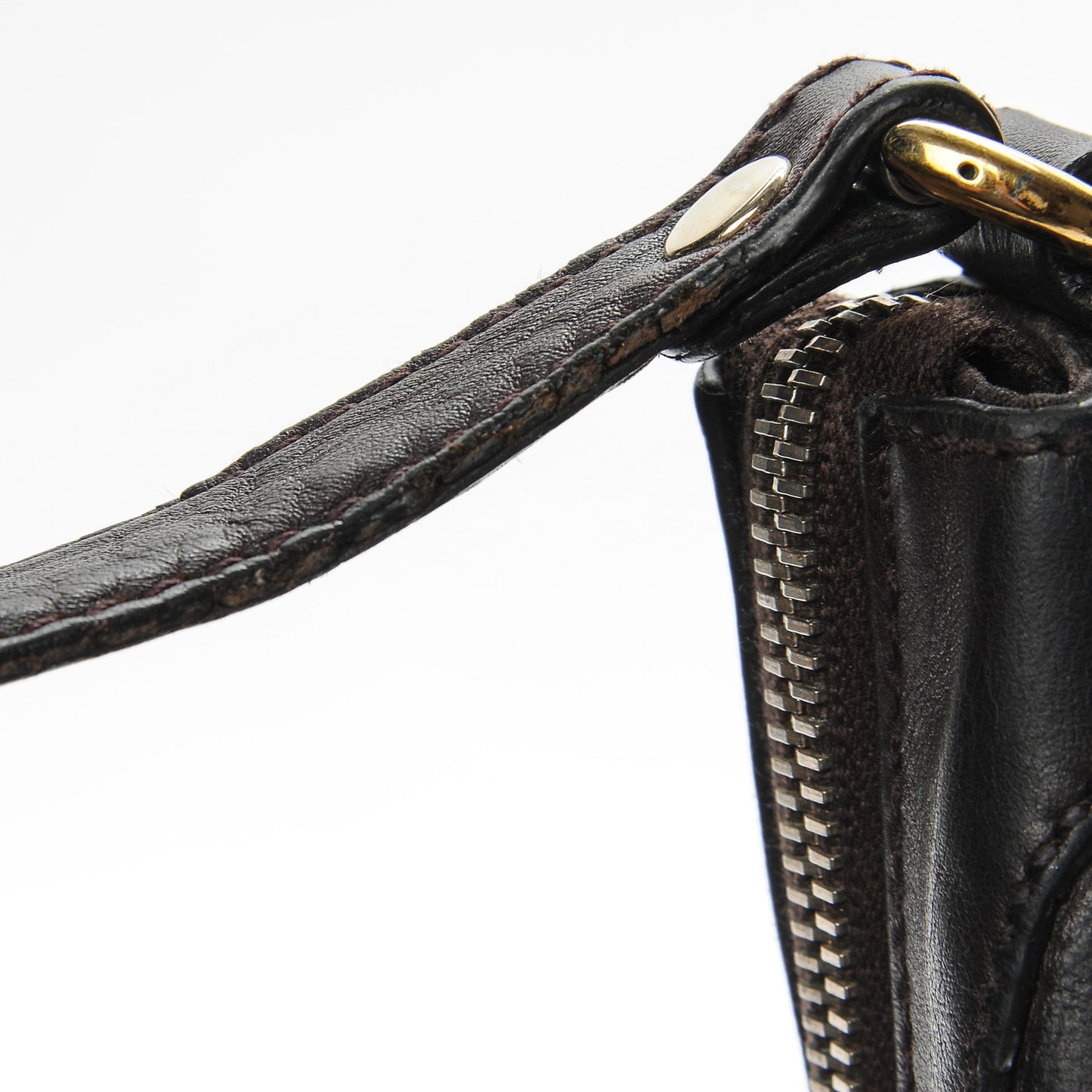 Guccissima Medium Horsebit Tassel Shoulder Bag Dark Brown
