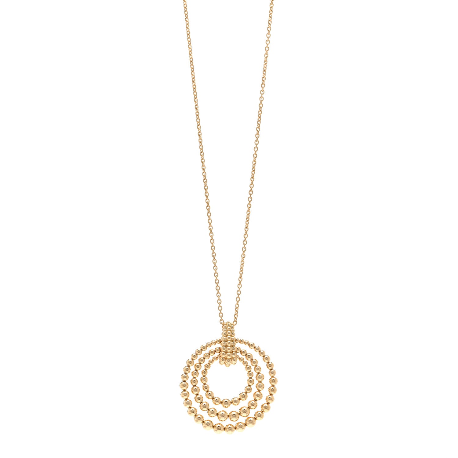 Van Cleef & Arpels 18K Yellow Gold Onyx Perlee Couleurs Transformable Long Necklace 1 of 5