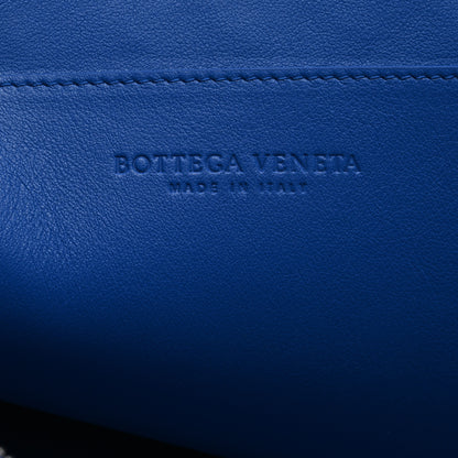 Bottega Veneta Nappa Intrecciato Flat Zip Pouch Signal Blue 6 of 9