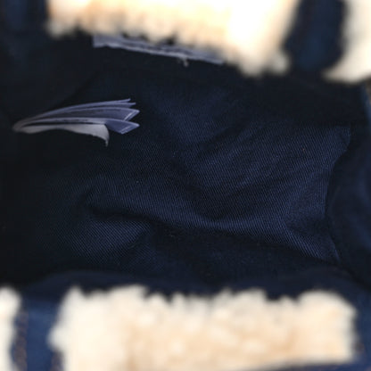 Telfar X UGG Denim Shearling Small Shopping Bag Raw Denim 5 of 13