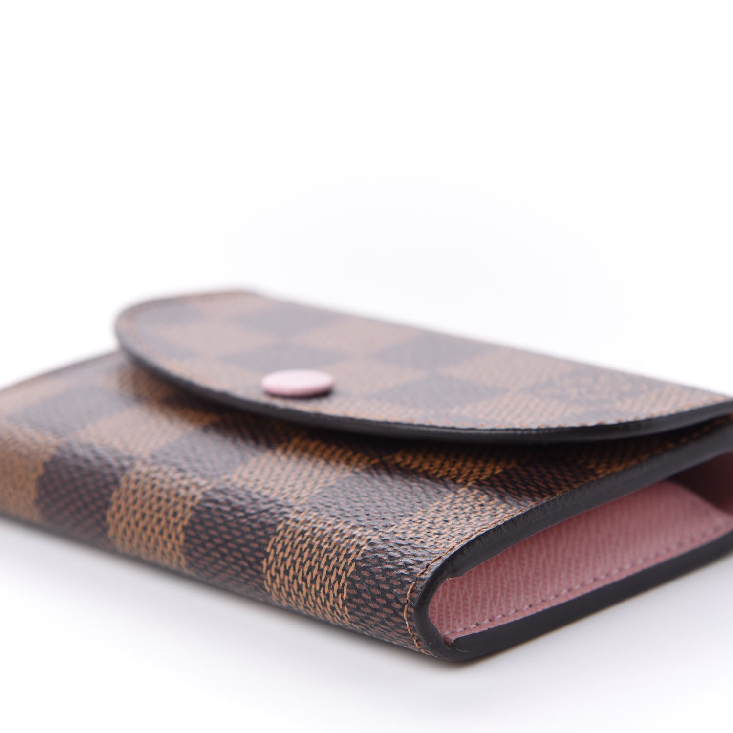 Louis Vuitton Damier Ebene Rosalie Coin Purse Rose Ballerine 9 of 11