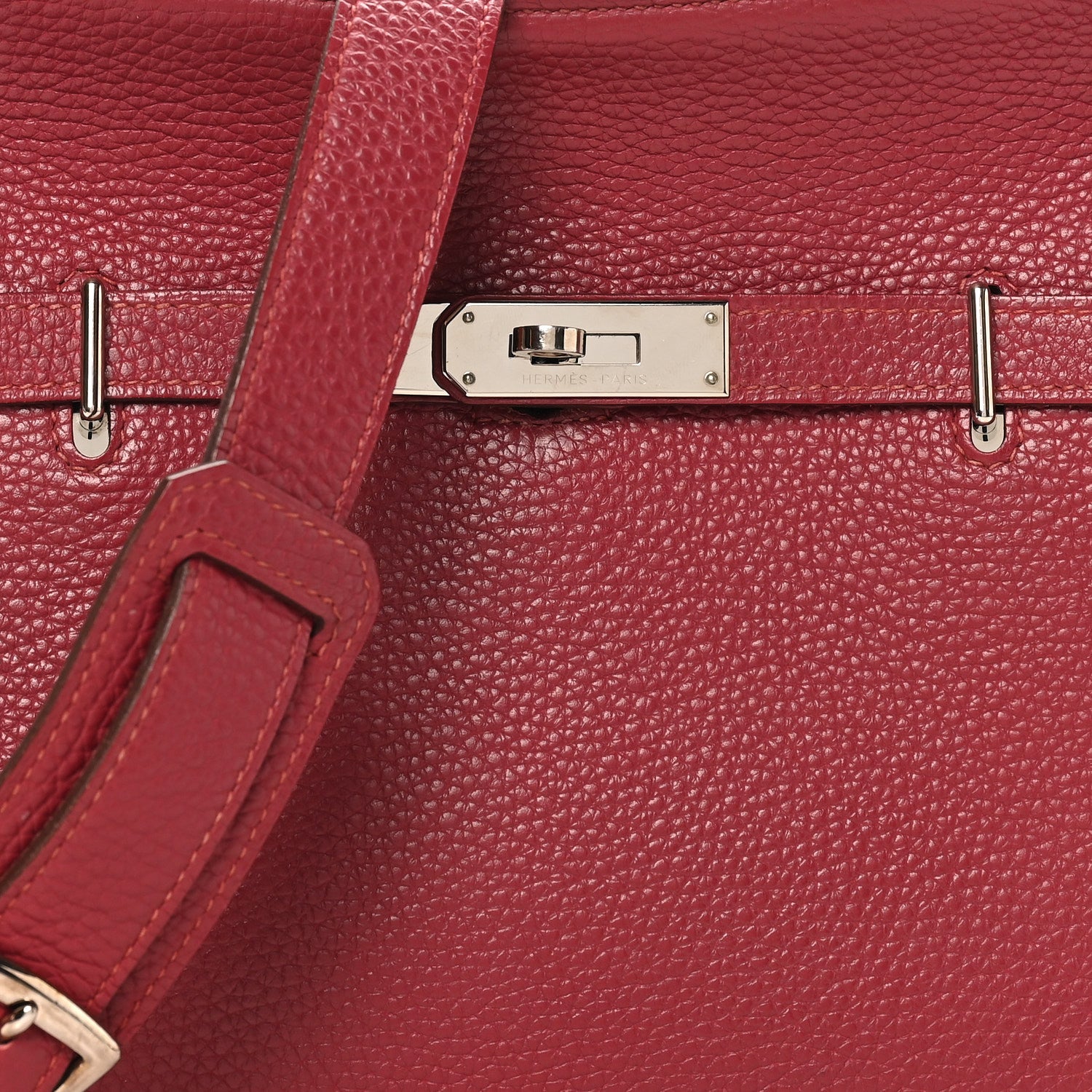 Hermes Taurillon Clemence Jypsiere 28 Rubis 8 of 10