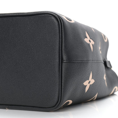 Louis Vuitton Empreinte Monogram Giant Neonoe MM Black Beige 10 of 10
