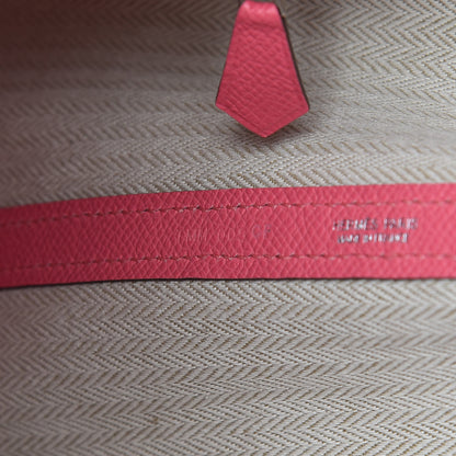 Hermes Epsom Garden Party 30 TPM Rose Azalee 7 of 10