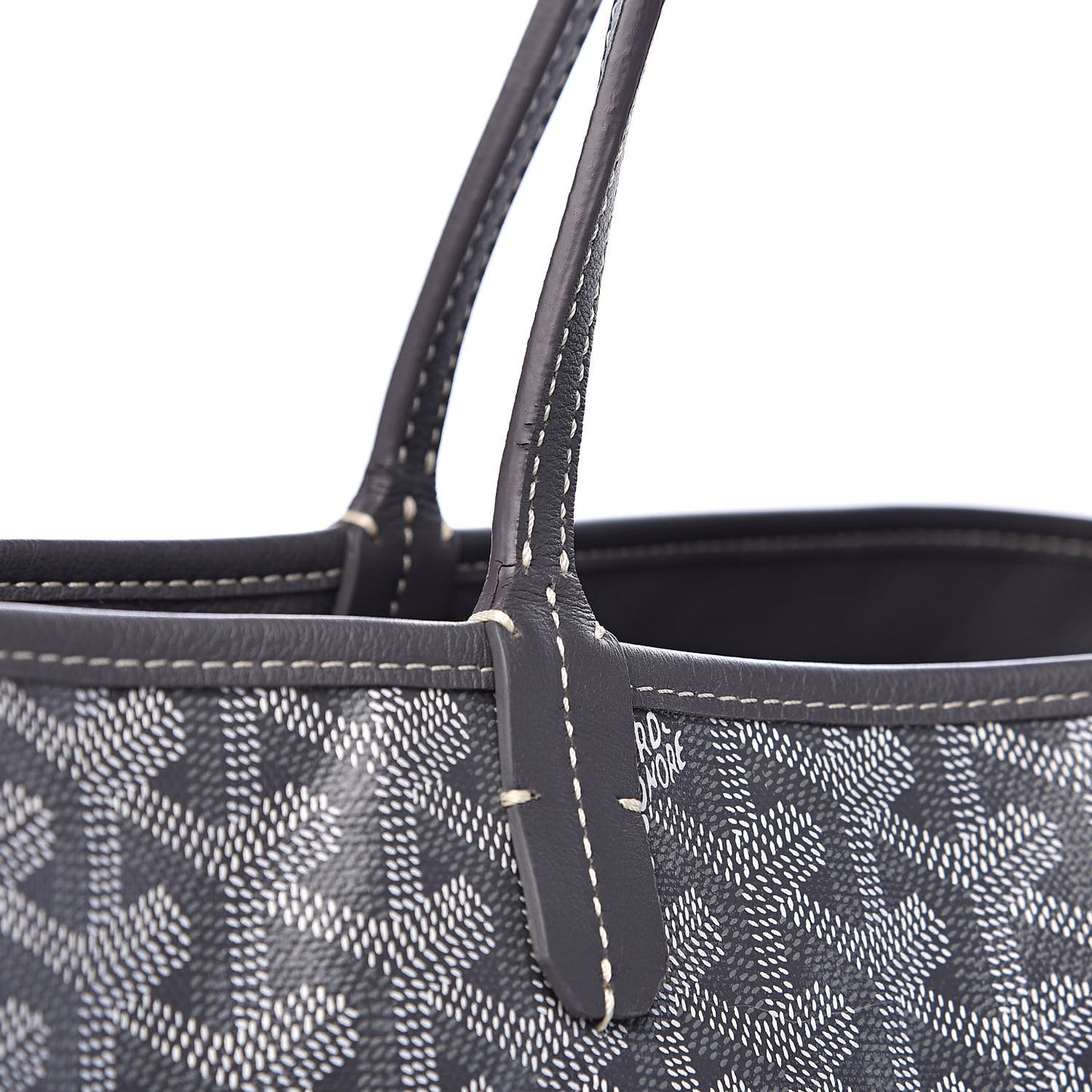 Goyardine Reversible Anjou GM Grey