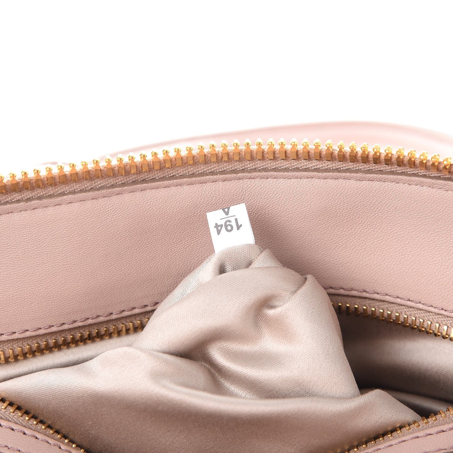 Nappa Matelasse Bauletto Top Handle Cammeo