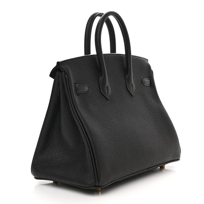 Hermes Togo Birkin 25 Black 2 of 11