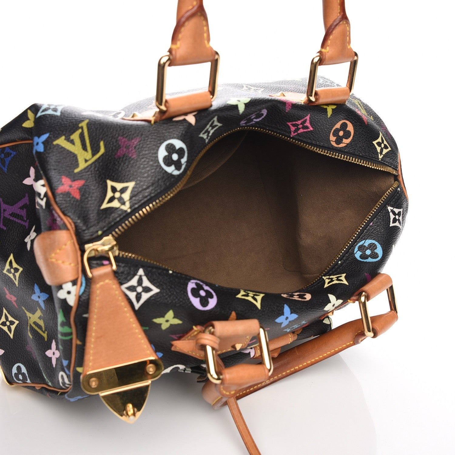 Louis Vuitton Monogram Multicolor Speedy 30 Black 5 of 7