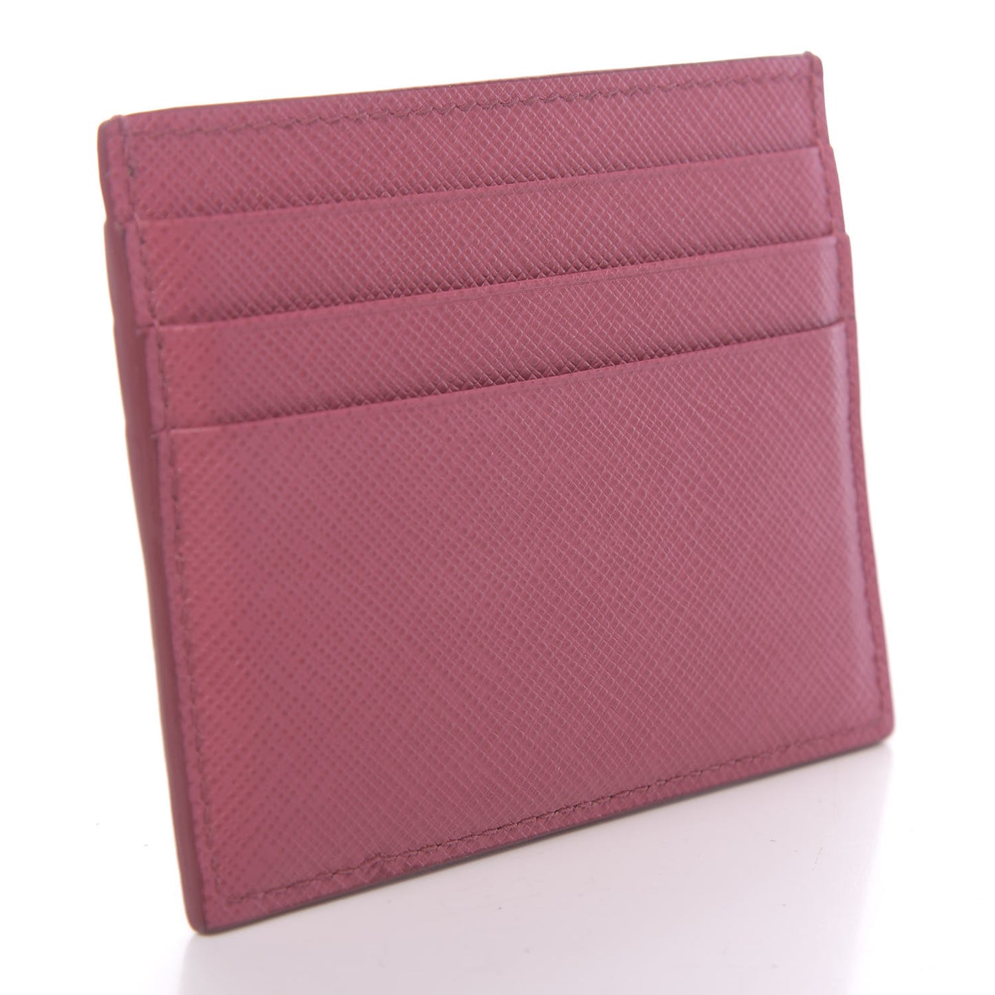 Saffiano Metal Business Card Holder Peonia