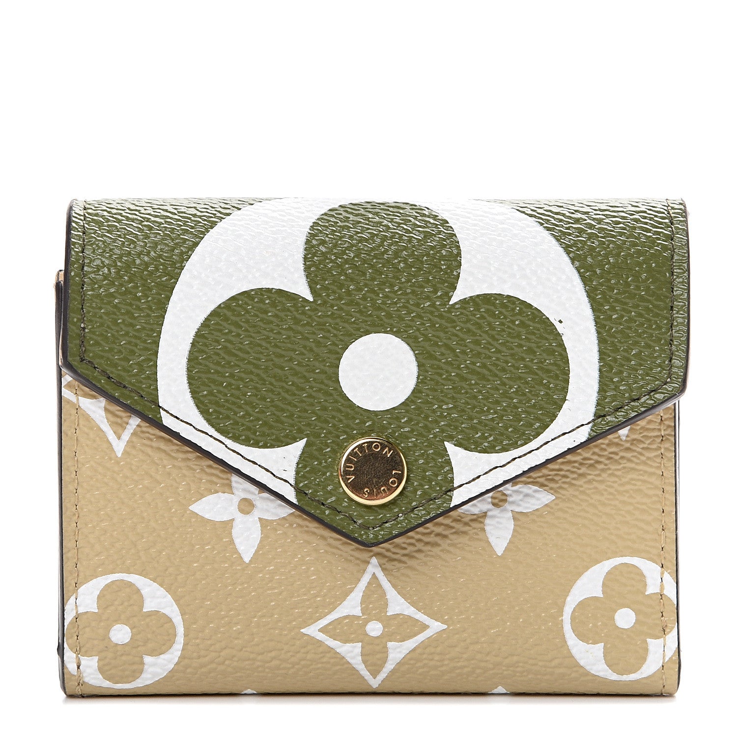 Louis Vuitton Monogram Giant Zoe Wallet Kaki 1 of 7