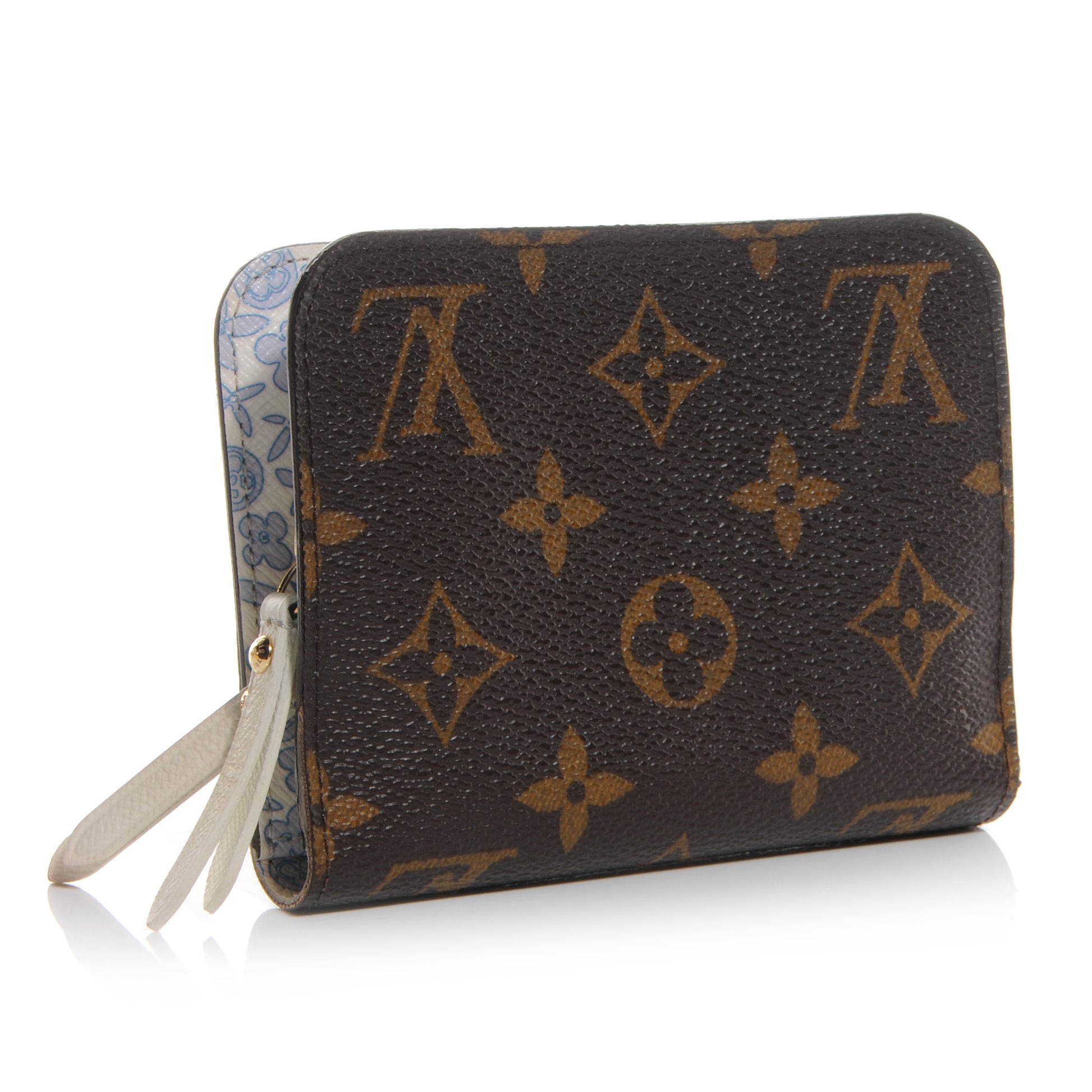 Louis Vuitton Monogram Fleuri Insolite PM Wallet Violet 3 of 8