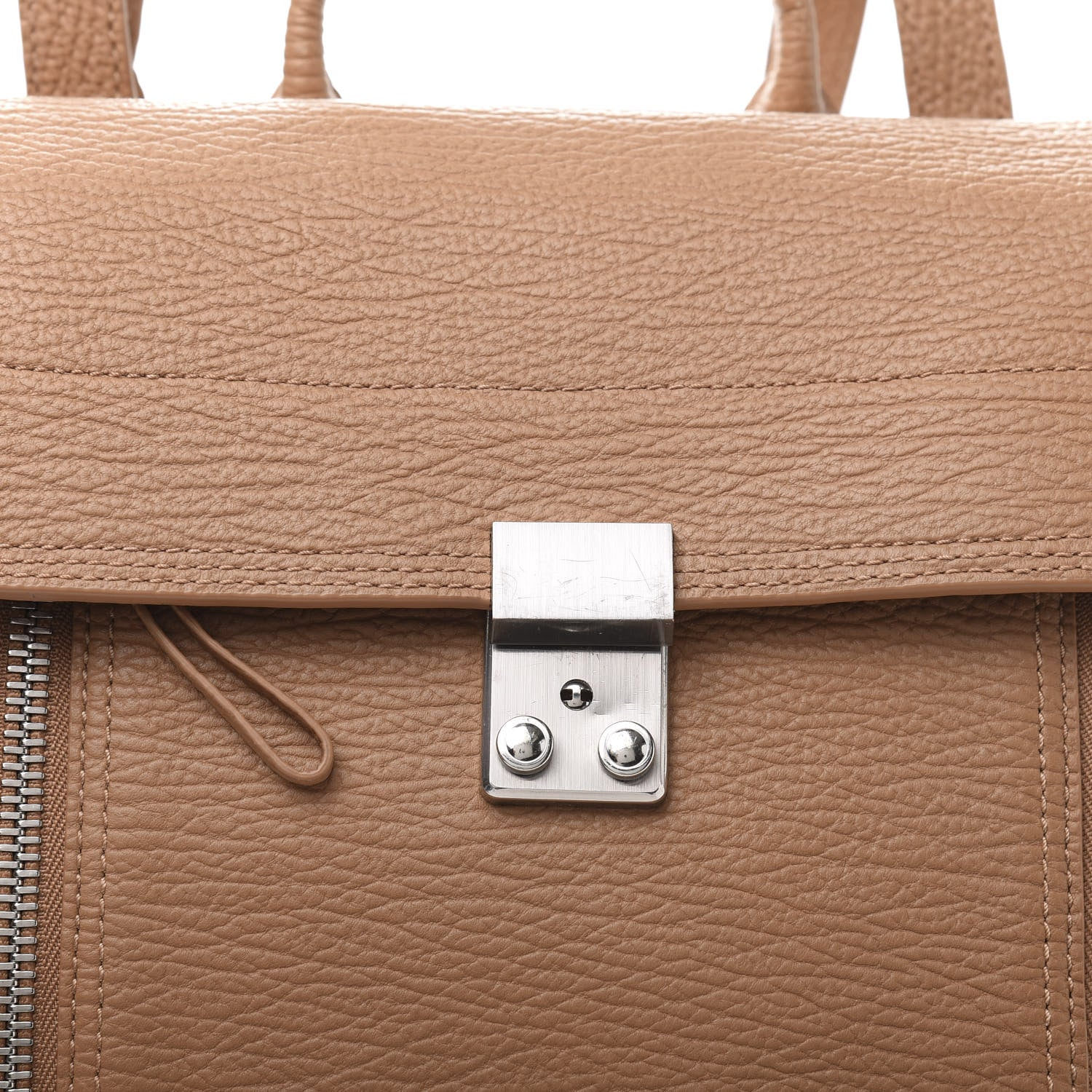 3.1 Phillip Lim 3.1 Textured Calfskin Pashli Backpack Tan 9 of 9