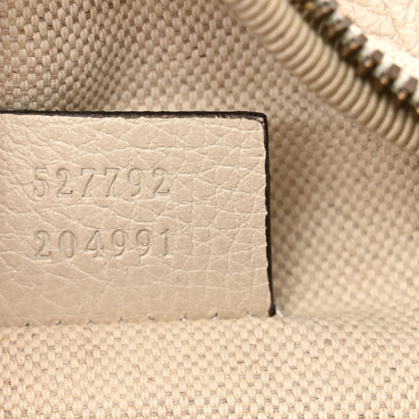 Grained Calfskin Small Logo Belt Bag White