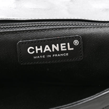 Chanel Lambskin Quilted Star Attitude Jumbo Flap Bag Black 6 of 13
