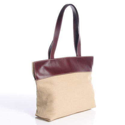 Chanel Straw Raffia Summer Tote Beige Brown 3 of 8