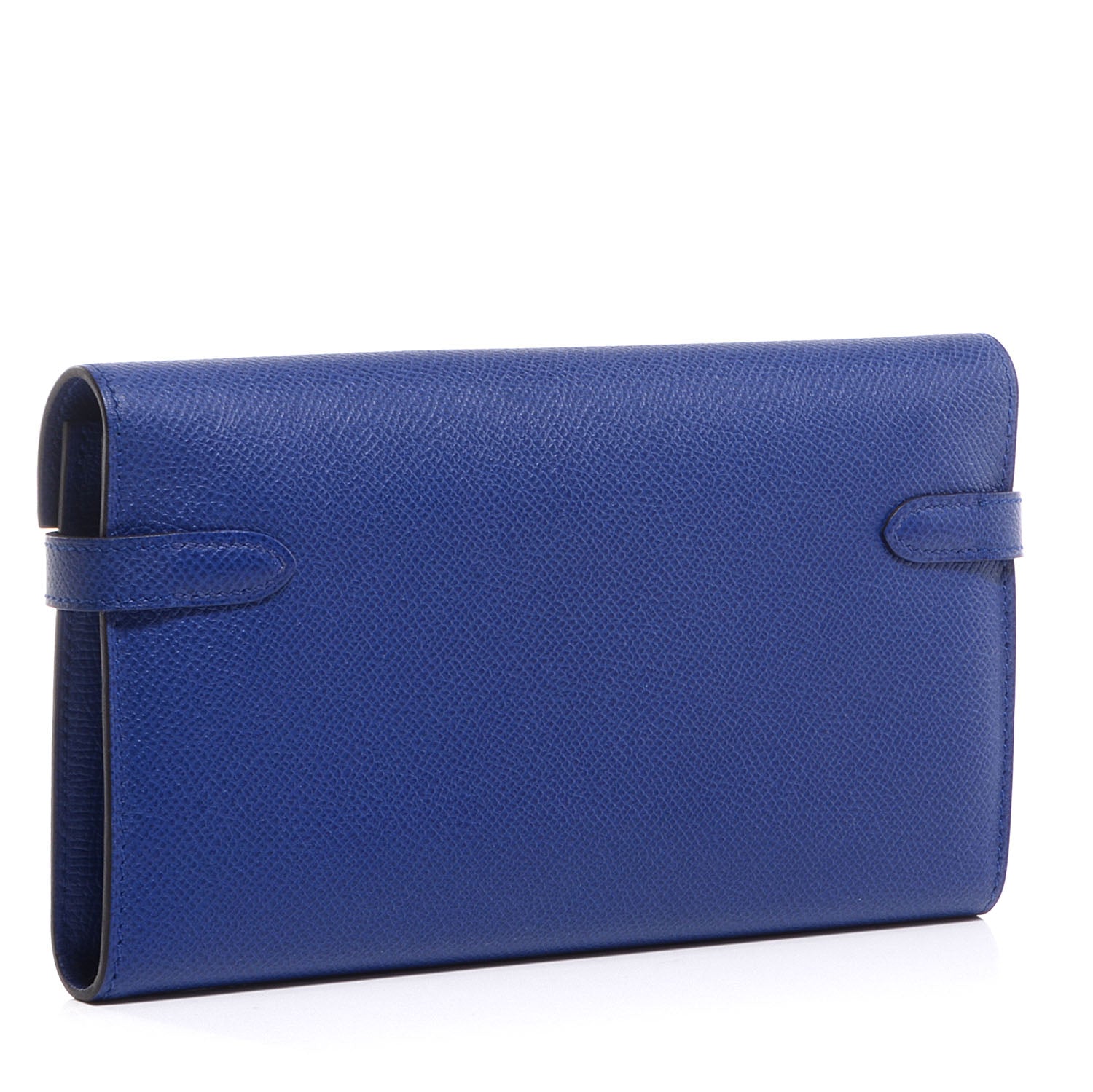 Hermes Epsom Kelly Longue Wallet Bleu Electrique 8 of 15