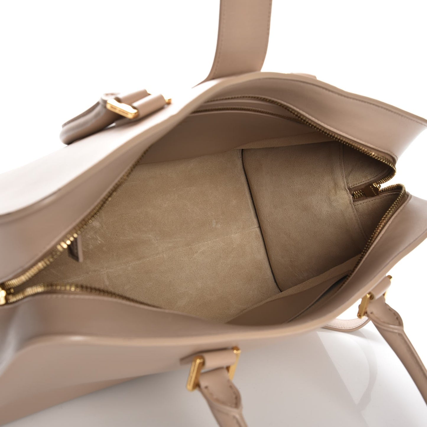Smooth Calfskin Medium Monogram Cabas Beige
