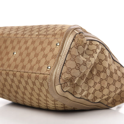 Gucci Monogram Medium Bella Tote Gold 8 of 20