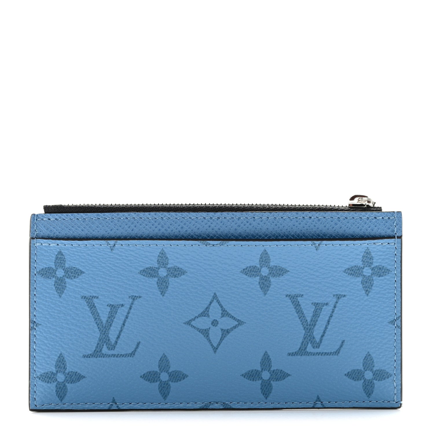 Louis Vuitton Taigarama Coin Card Holder Denim 1 of 7