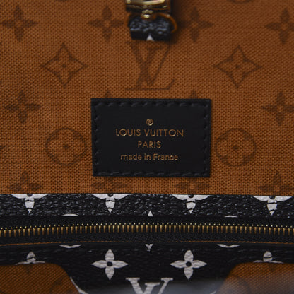Louis Vuitton Monogram Giant Crafty Neverfull MM Creme Caramel 7 of 9