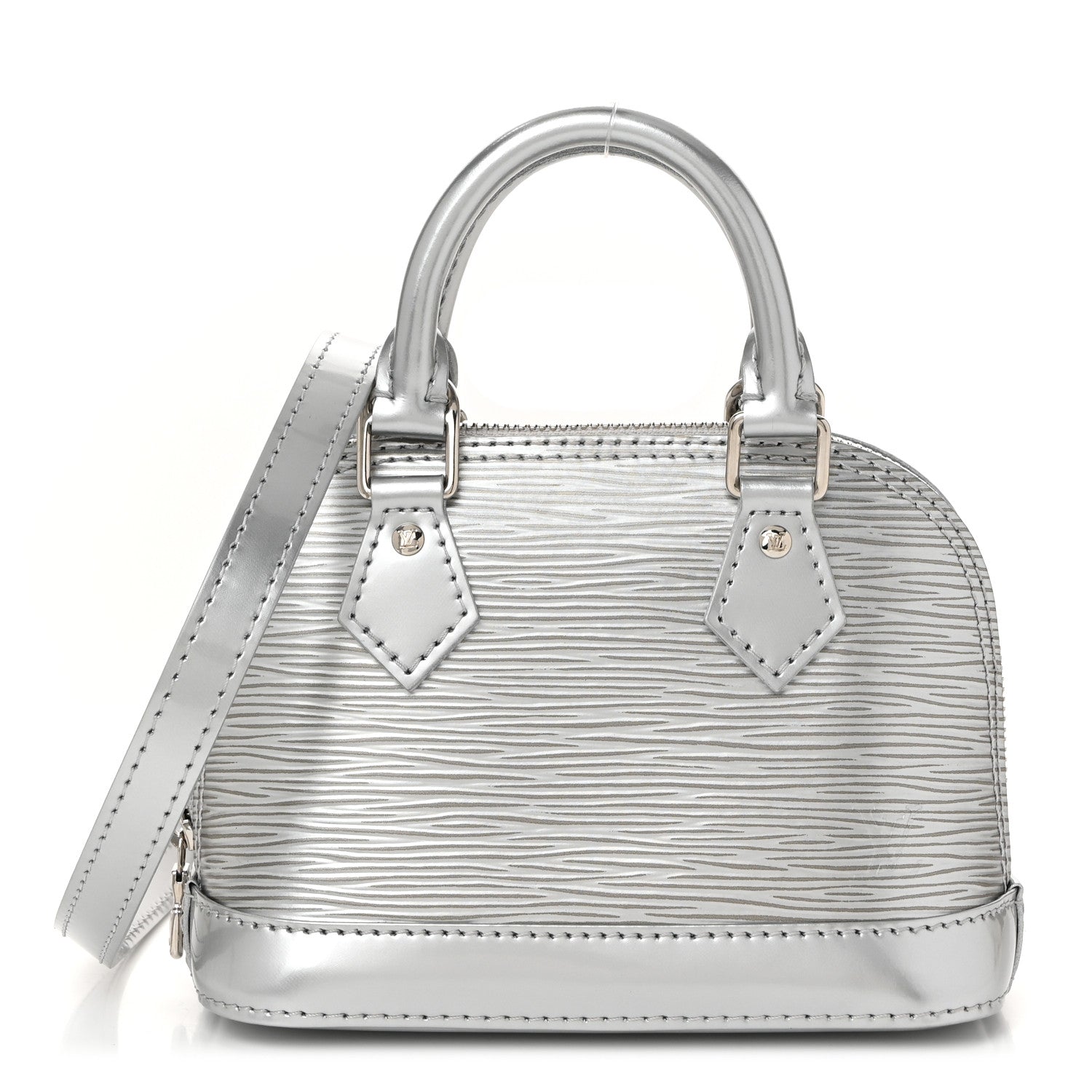 Louis Vuitton Epi Nano Alma Metallic Silver 1 of 10