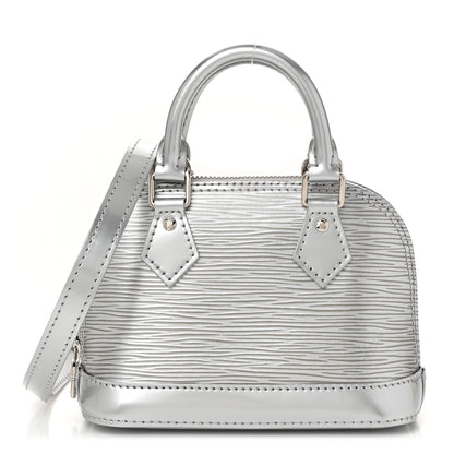 Louis Vuitton Epi Nano Alma Metallic Silver 1 of 10
