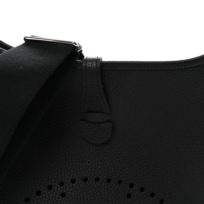 Hermes Taurillon Clemence Evelyne III PM Black 7 of 10