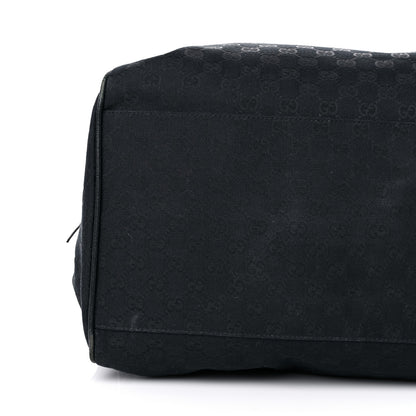 Gucci GG Monogram Web Large Collapsible Carry On Duffle Bag Black 14 of 23