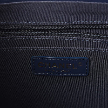 Chanel Calfskin Quilted Large Urban Spirit Backpack Navy 6 of 8
