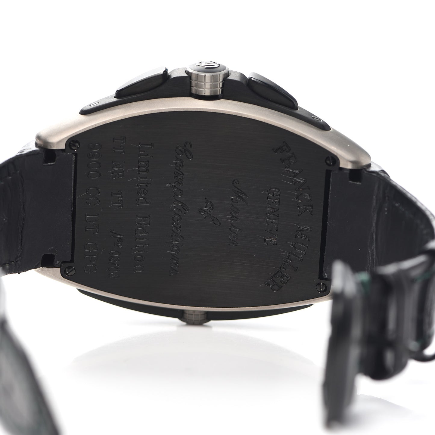 Stainless Steel Titanium Alligator 42mm Conquistador Grand Prix Limited Edition Automatic Watch Black 9900SCDT