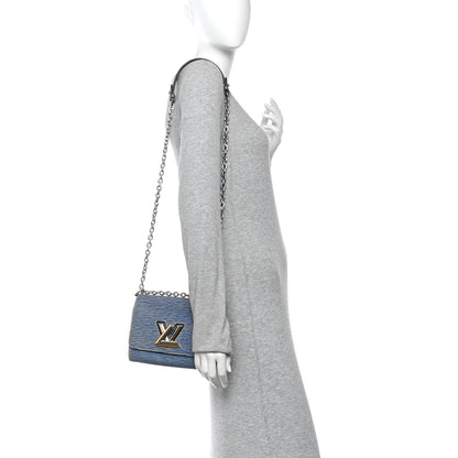 Louis Vuitton Epi Twist Shoulder Bag PM Denim Light 2 of 10
