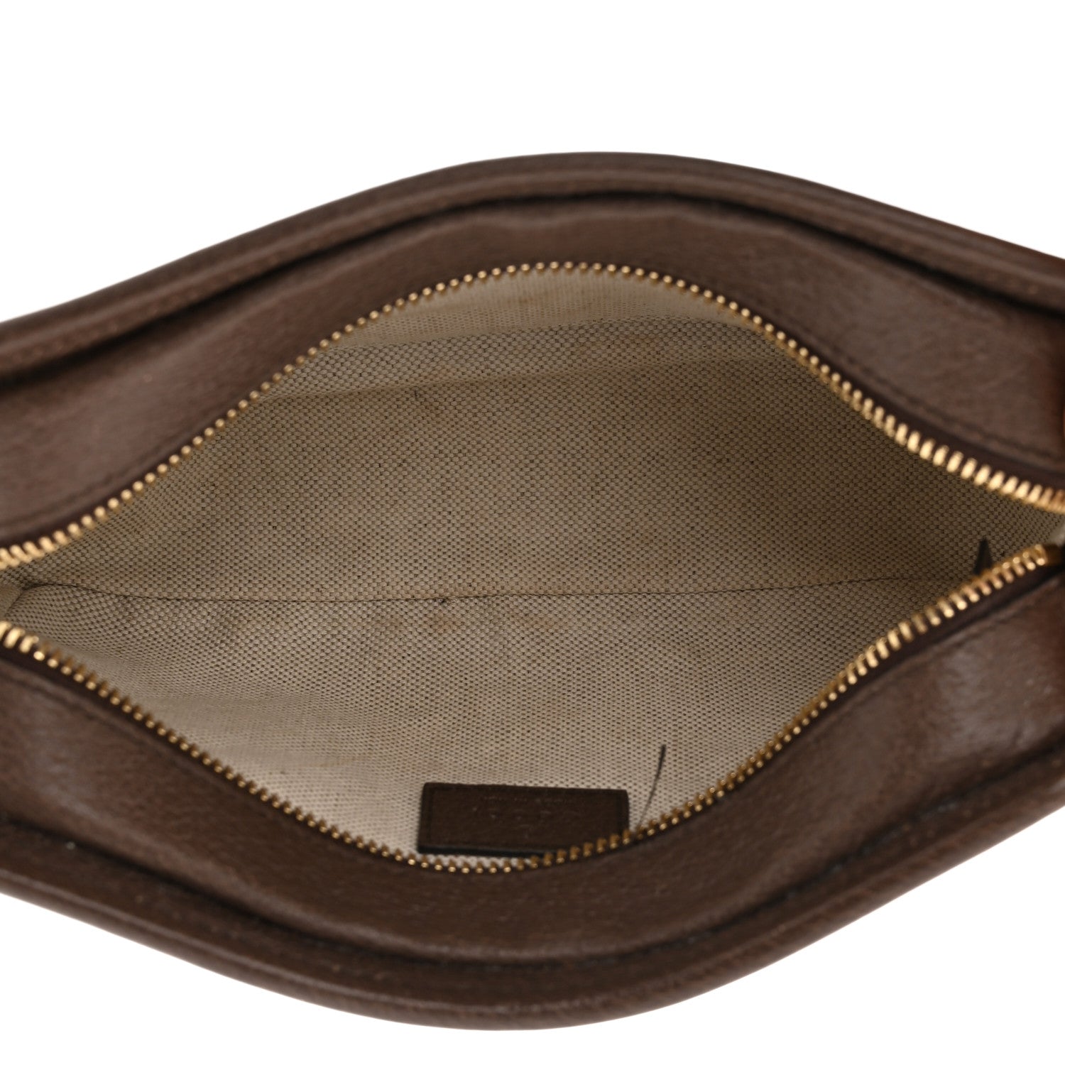 Gucci Monogram Jumbo GG Textured Dollar Calfskin Web Mini Crossbody Bag Camel Ebony New Acero 5 of 13