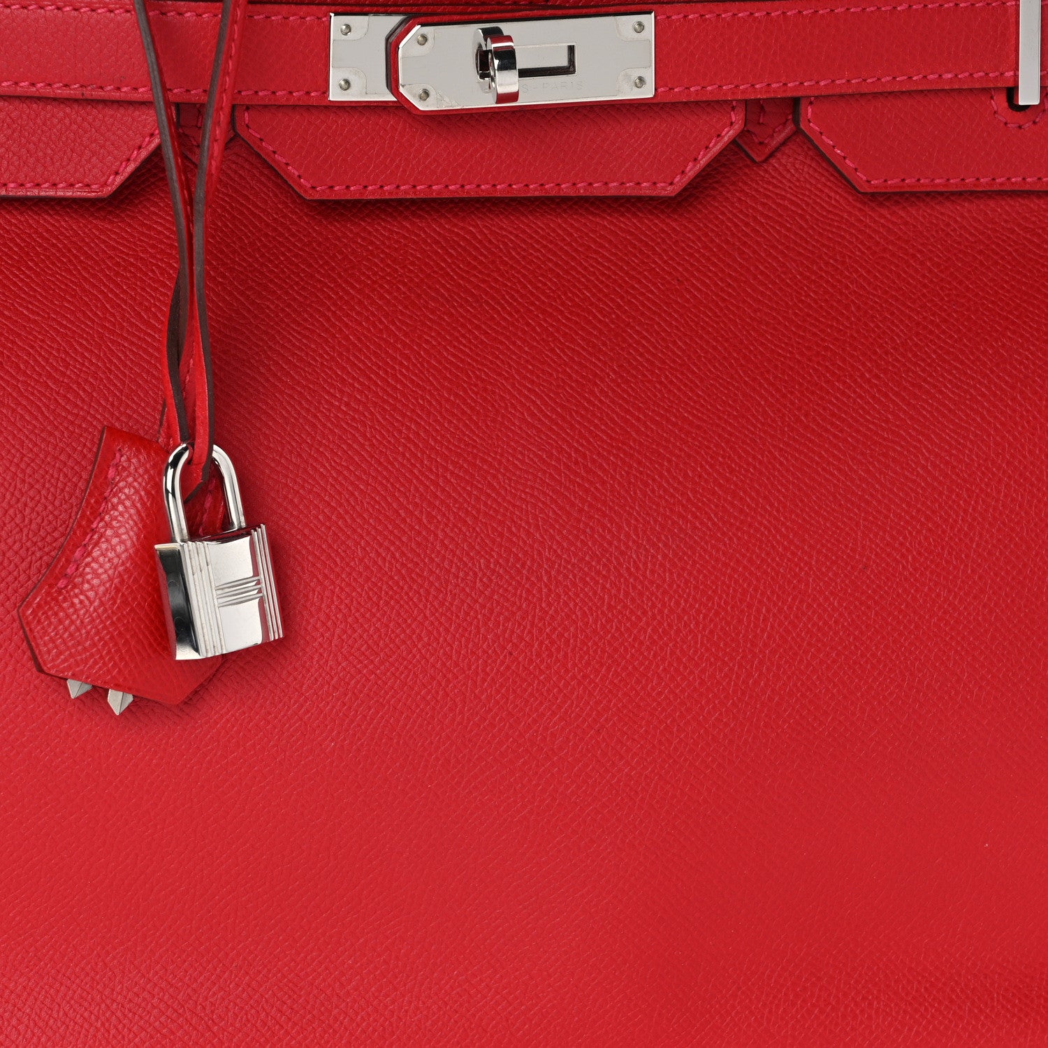 Hermes Epsom Birkin 35 Rouge Casaque 8 of 13