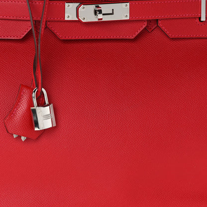 Hermes Epsom Birkin 35 Rouge Casaque 8 of 13