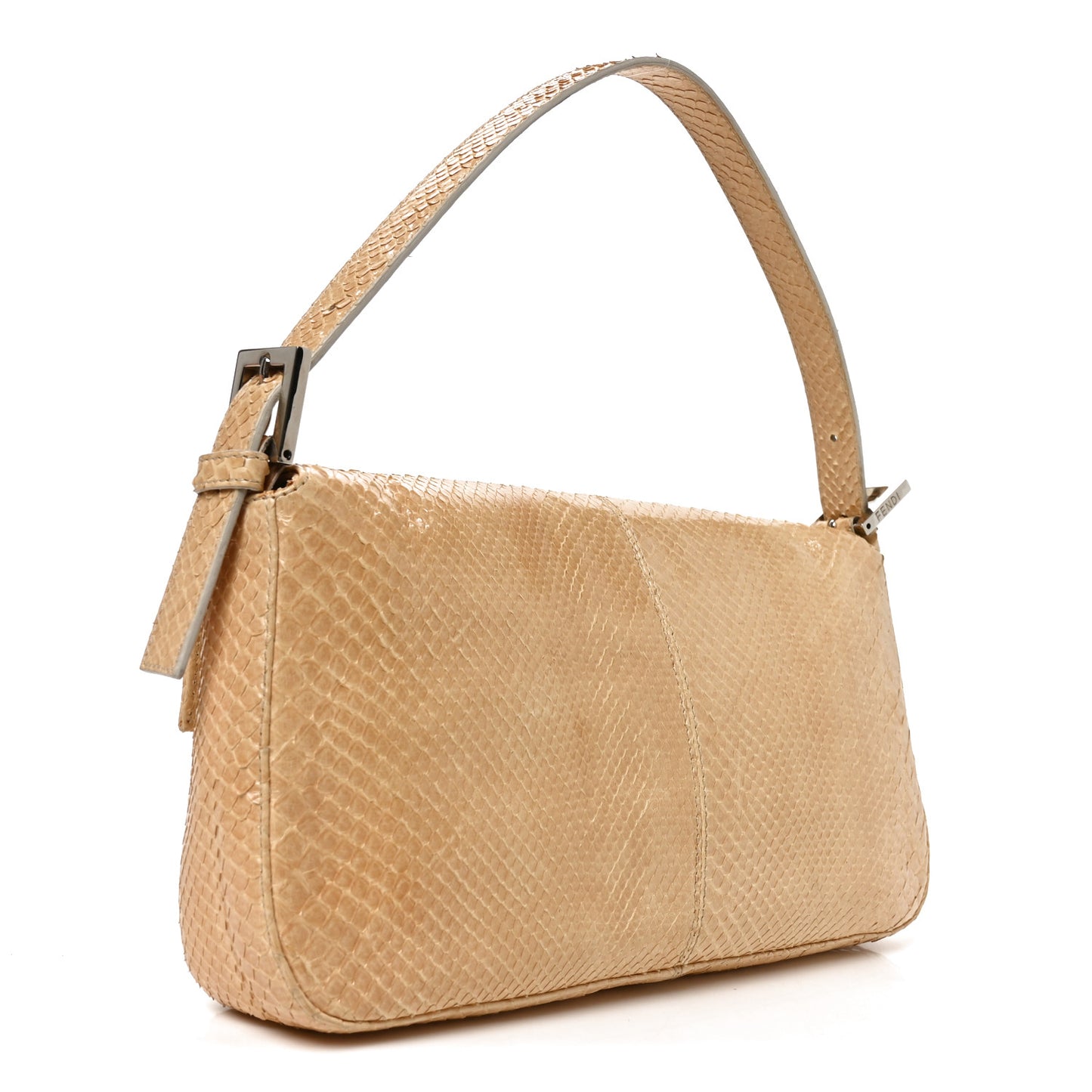 Snakeskin Baguette Beige