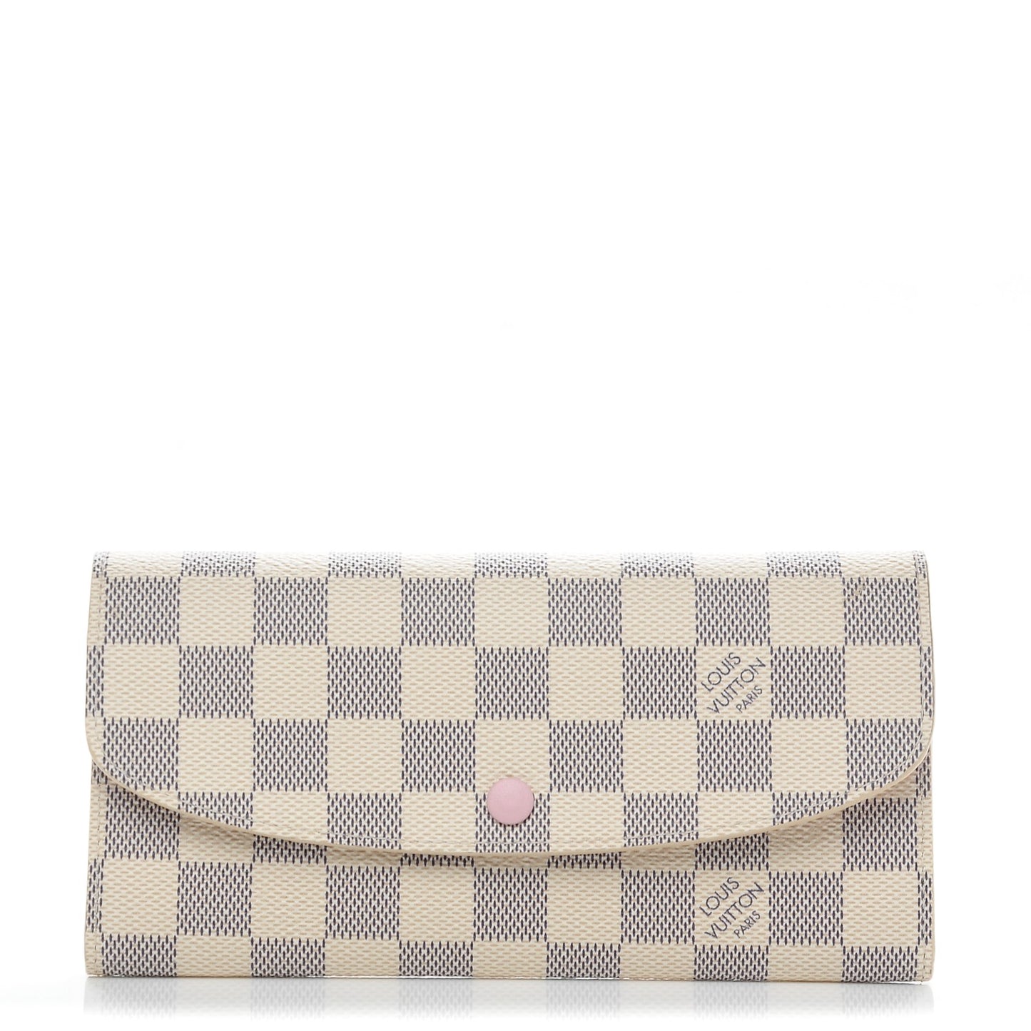 Damier Azur Emilie Wallet Rose Ballerine