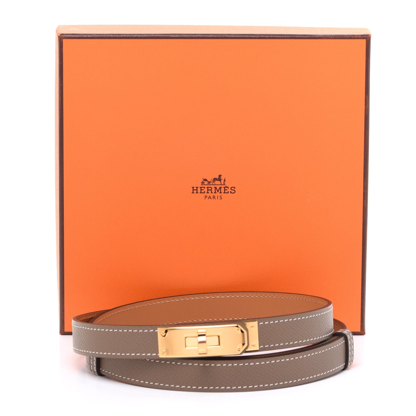 Epsom Kelly Belt Etoupe