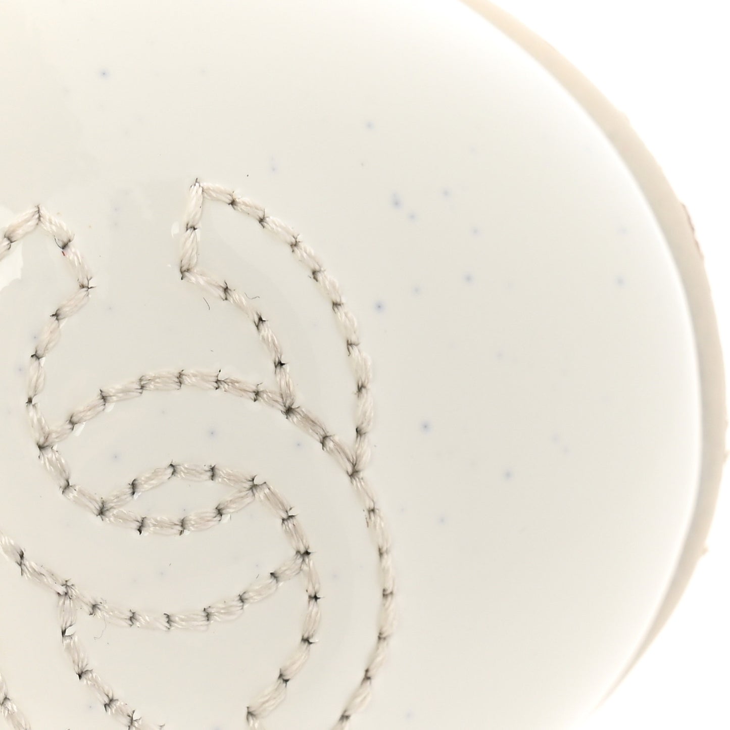 Tweed Patent Cap Toe Ballerina Flats 36 Pink White