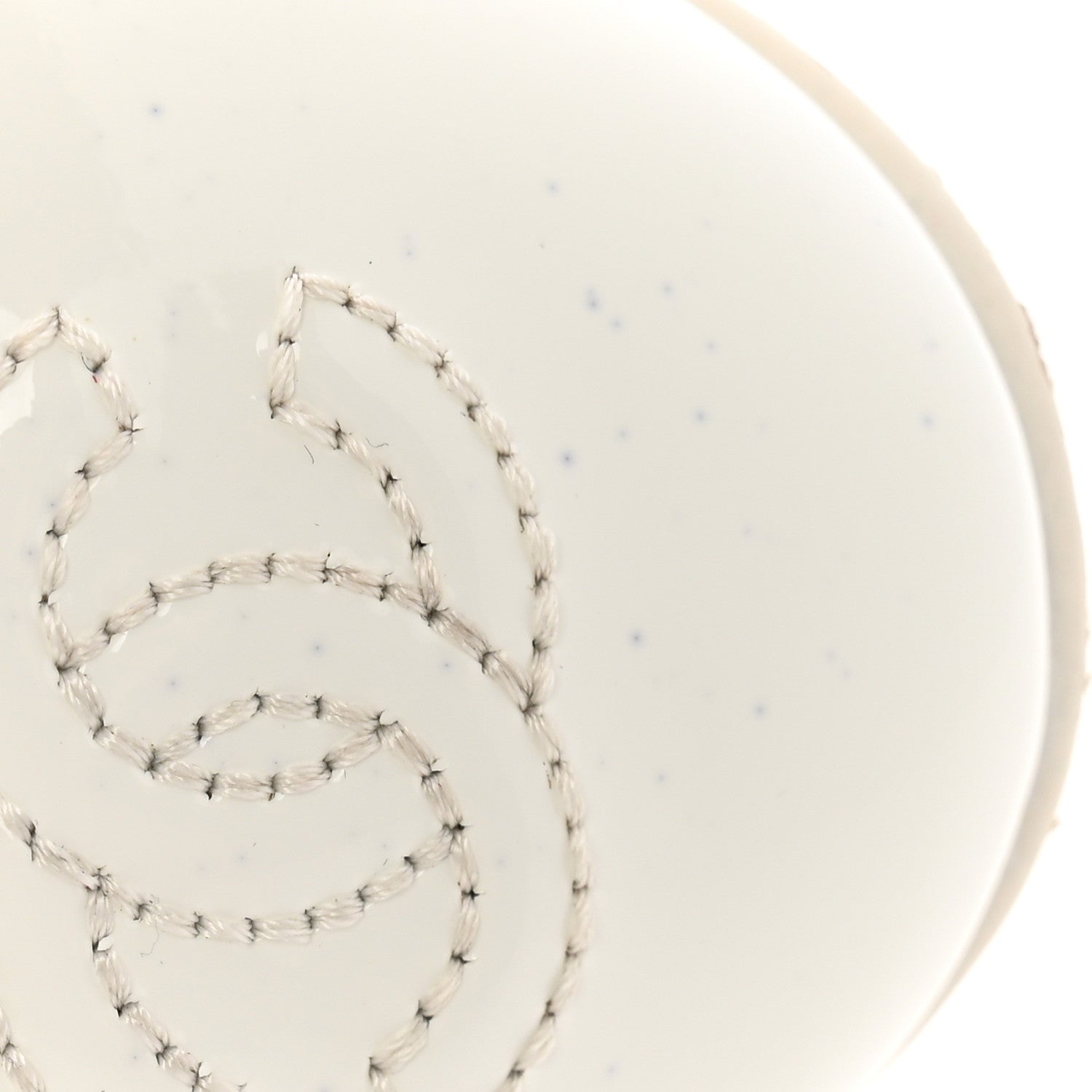 Chanel Tweed Patent Cap Toe Ballerina Flats 36 Pink White 10 of 11