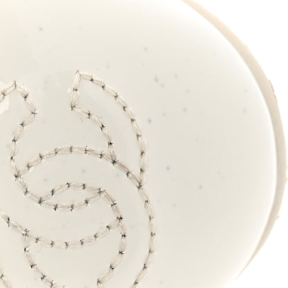 Chanel Tweed Patent Cap Toe Ballerina Flats 36 Pink White 10 of 11