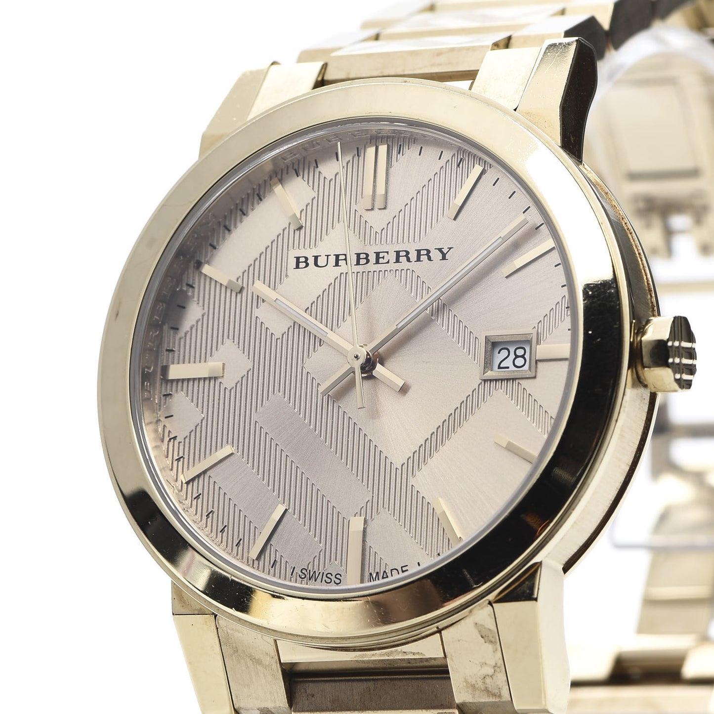 Stainless Steel 38mm The City Quartz Watch Champagne BU9038
