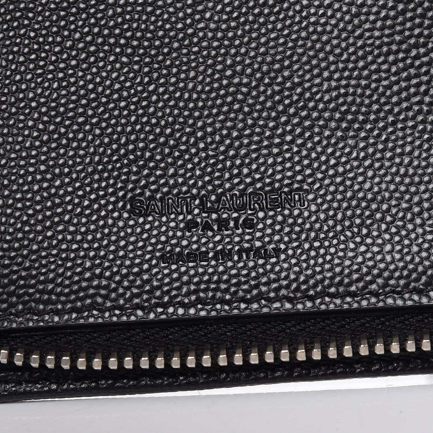 Grain De Poudre Classic Zip Around Travel Wallet Black