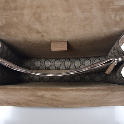 Gucci GG Supreme Monogram Medium Dionysus Shoulder Bag Taupe 6 of 8