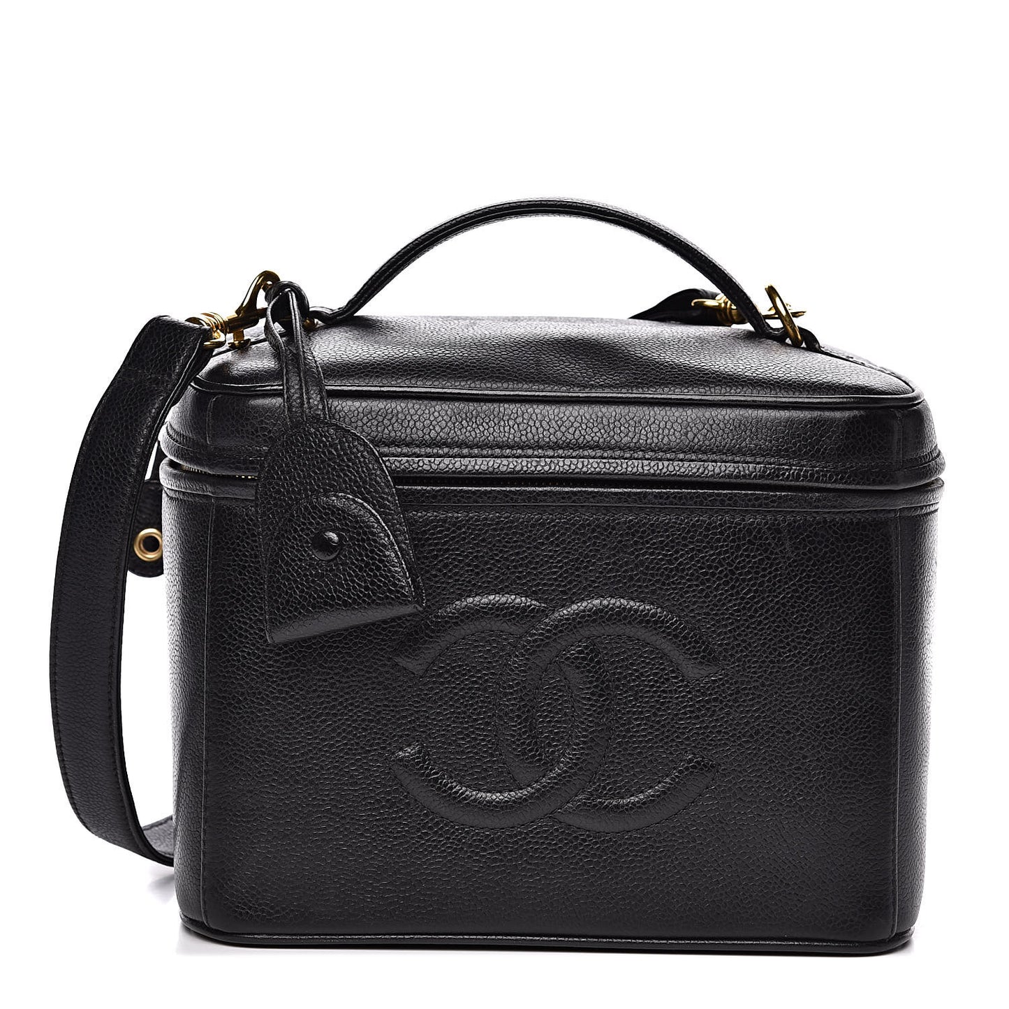 Caviar CC Vanity Train Case Black