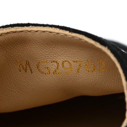 Chanel Suede Pearl CC Espadrilles 37 Black 9 of 10