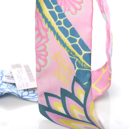 Hermes Silk The Three Graces Twilly Rose Bonbon Canard 2 of 4