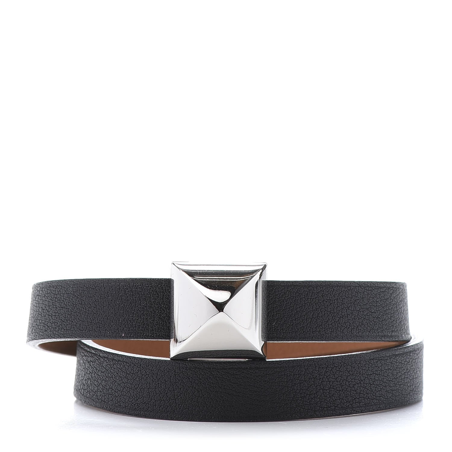 Hermes Swift Medor Infini Double Tour Bracelet T2 Black 1 of 6
