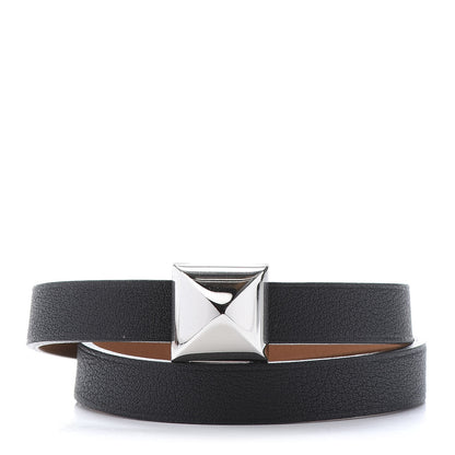 Hermes Swift Medor Infini Double Tour Bracelet T2 Black 1 of 6